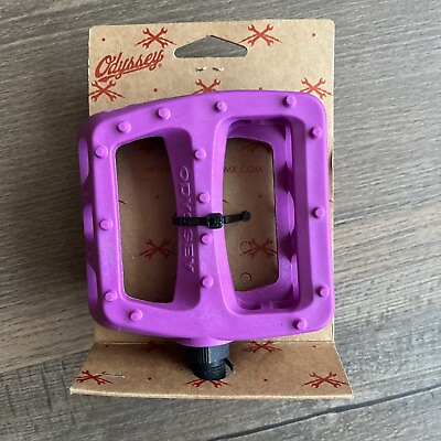 #ad #ad Odyssey Twisted PC Bicycle Pedals PURPLE 9 16quot; BMX New Original Packaging $16.00