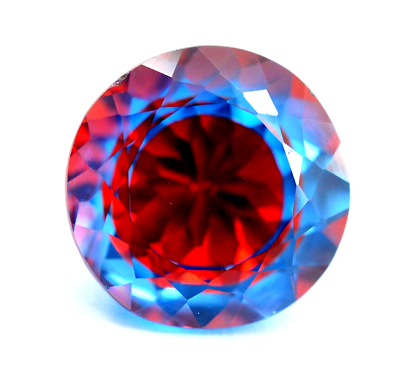 #ad AAA 15.3 CT Natural Bi Color Pitambari Sapphire Round GIE Certified Gemstone $29.25