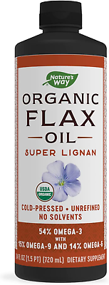 #ad Aceite De Lino Organico Super Lignan $17.69