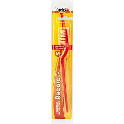 #ad Fuchs Record V Natural Bristle Toothbrush Medium 1 Unit $7.06