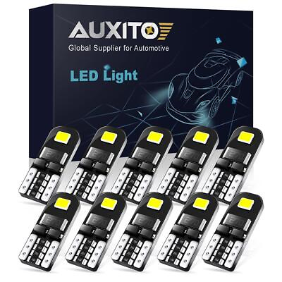 #ad #ad AUXITO T10 LED License Plate Light Bulbs 6000K Super Bright White 168 2825 194 $7.99