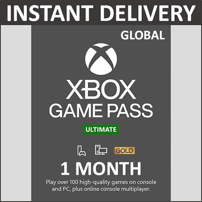 1 Month Xbox Game Pass Ultimate Live Gold Subscription $2.70