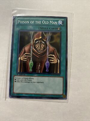 #ad Poison of the Old Man YS11 EN029 Common PL Dawn of the Xyz Yugioh 2B3 $3.99