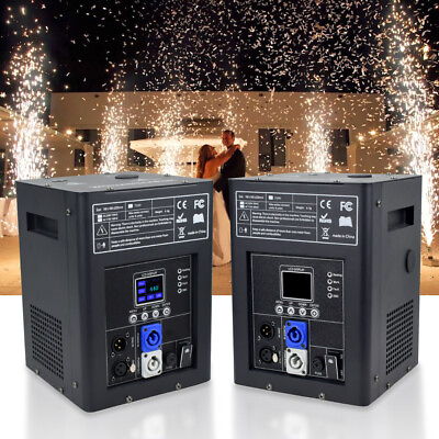#ad 2pcs Cold Spark Machine 750W Stage Effect DMX Firework DJ Event Party Wedding $448.79