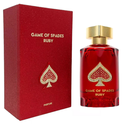 #ad Game Of Spades Ruby by Jo Milano Parfum 3.0 oz Cologne Perfume New In Box $72.94