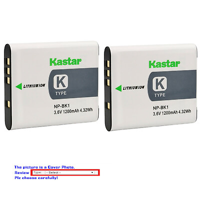#ad Kastar Replacement Battery for Sony NP BK1 BC CSK amp; Sony Cyber shot DSC W370 $15.99