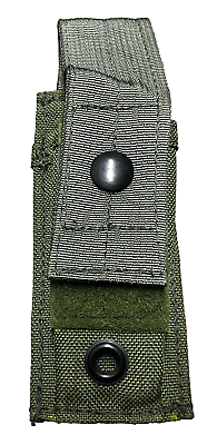 #ad USGI Military Eagle Pistol Single Mag Pouch OD Green for M9 9mm USA Made MINT $12.90