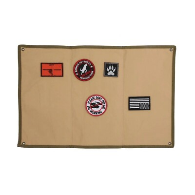 #ad Military Patch Collection Display Panel Wall Hanging Holder For Morale Hook HB $20.99
