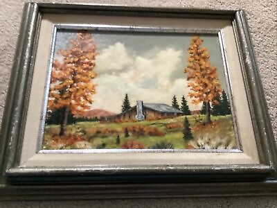 #ad Vintage 1993 Painting By Ann Good $60.00