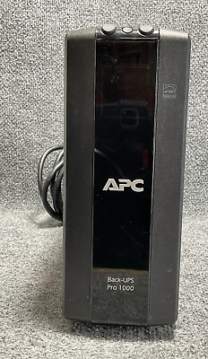 APC Back UPS Pro 1000 BR1000G Gray amp; Black Wired Uninterruptible Power Supply $65.00