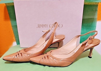 #ad Jimmy Choo Evelyn Light Bronze Made in Italy Pumps Heels Womens Size 41 With Box $87.99