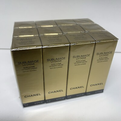 #ad 12 Chanel Sublimage La Creme TEXTURE SUPREME ultimate cream 0.16 oz 5ml ea NIB $89.99