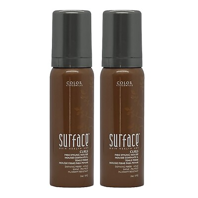 #ad Surface Curls Firm Styling Mousse 2 Oz Pack of 2 $14.98