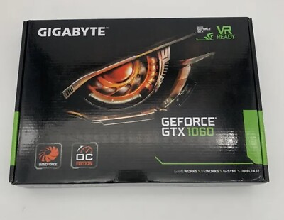 #ad Gigabyte GeForce GTX 1060 4 GB WINDFORCE Excellent Working GPU Wow Graphics $54.99