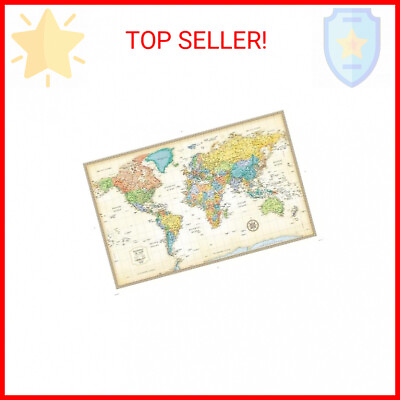 #ad Rand McNally Classic World Wall Map $18.01