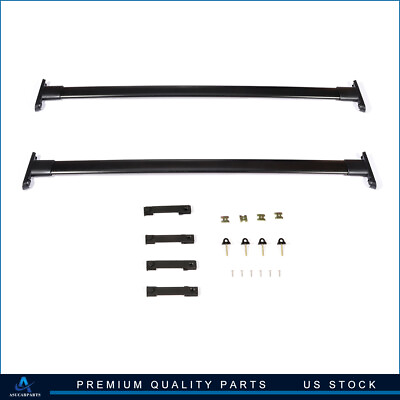 #ad Top Roof Rack cross bar Aluminum Black cargo For 2013 Ford Explorer luggage $61.19