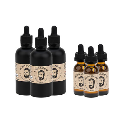 #ad Hand Crafted Beard Oil by Lusso Sapone 3 Pack 8 Scents 2 Sizes Available $37.98