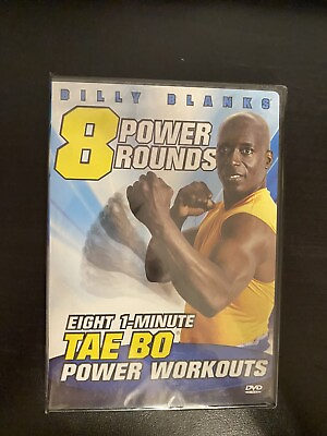 #ad Billy Blanks 8 Power Rounds Eight 1 Minute Tae Bo Power Workouts DVD Brand New $10.00