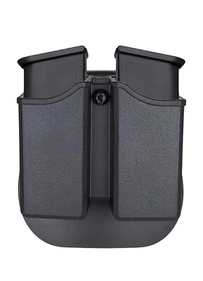 #ad Universal Double Stack Magazine Paddle Holster for 9mm 40 Cal Pistol Mag Holder $15.77