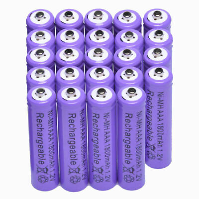24x AAA 1800mAh 1.2 V Ni MH rechargeable battery for MP3 RC Toys Camera $13.61