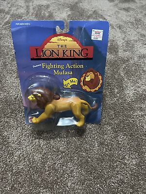 #ad Fighting Action Mufasa In Box $25.00