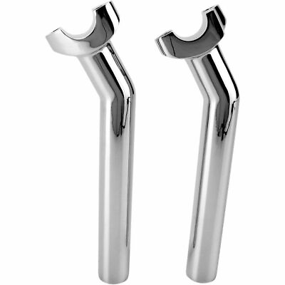 #ad Drag Specialties 8.5quot; Chrome Pullback Handlebar Risers for Harley Models $94.95