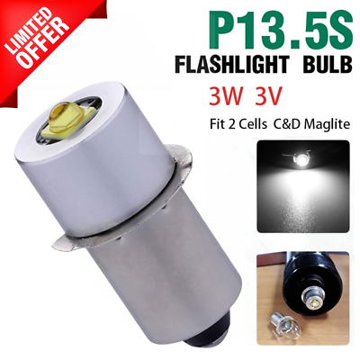 #ad Ultra Bright 6500K Maglite LED Upgraded Flashlight Bulb Replacement 2 Camp;D Cells $11.99