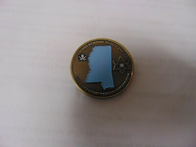 #ad CHALLENGE COIN LAWRENCE COUNTY SHERIFF DEPARTMENT 1 155TH CAB GONE BUT NOT FORGO $12.99