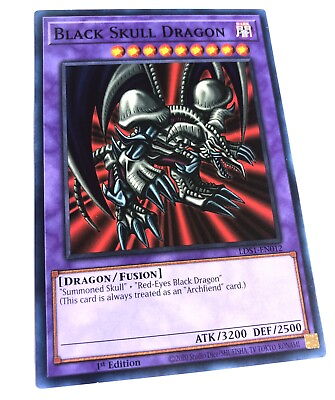 #ad New In Hand Yugioh BLACK SKULL DRAGON M NM 1st Edition LDS1 EN012 See Photos $4.48
