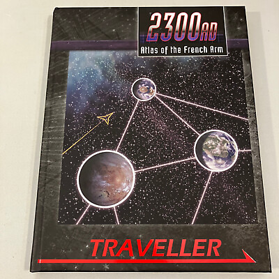 #ad 2300AD Atlas of the French Arm Traveller 2015 Roleplaying Hardcover Mongoose Pub $29.99