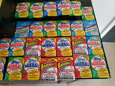 #ad #ad 10 Unopened Vintage Topps Baseball Wax Packs From Mid 80s Early 90s 150 cards $20.00