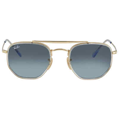 #ad Ray Ban Marshal II Blue Gradient Geometric Unisex Sunglasses RB3648M 91233M 52 $131.99