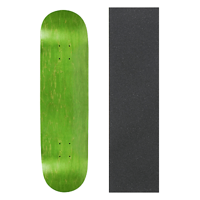 #ad Blank Skateboard Deck 8 in Stain Green w Jessup Grip $24.99