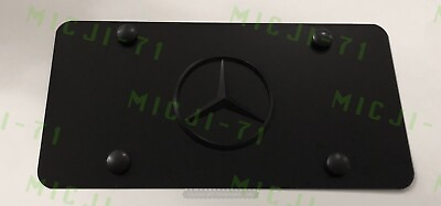 #ad Mercedes Benz Front Auto Heavy Duty Vanity Stainless Metal License Plate Frame $26.99