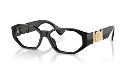 #ad Versace VE 3320U GB1 Black 54 16 145 unisex Eyewear Frame $99.99