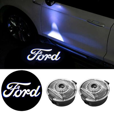 #ad 2X Side View Mirror Puddle Shadow LED Welcome Lights For Ford Explorer F150 Edge $32.95