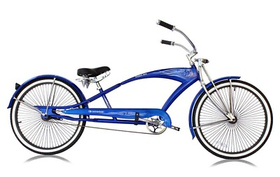 #ad #ad Micargi 26quot; Stretch Bike Puma GTS 68 Spokes Rim Retro Steel Frame Extend Bicycle $484.98