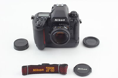 #ad Top MINT w Strap Nikon F5 35mm Film Camera w AF Nikkor 50mm F1.8 From JAPAN $399.90