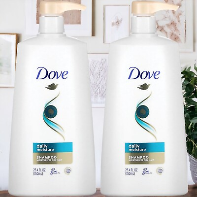 #ad 2 Pack Daily Moisture Shampoo Moisturizes Dry Hair 25.4 fl oz 750 ml $26.88