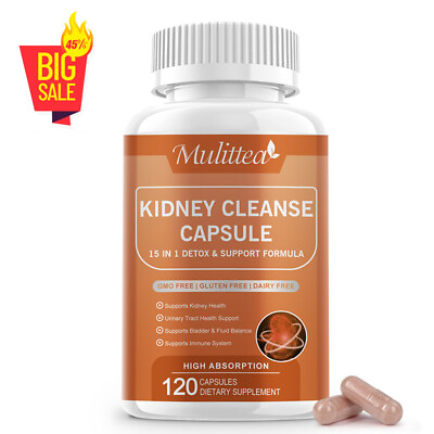 #ad Kidney Cleanse Supplement Kidney Support Formula With Cranberry 120 Capsules $16.99