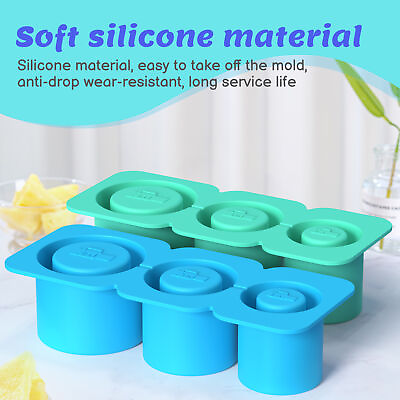 #ad Cold Drinks Silicone Mold Large Capacity DIY Favorite Drinks Mold Ice Maker $16.60