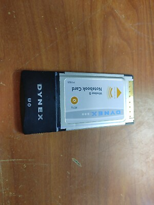 #ad Dynex DX EBNBC Enhanced Wireless G Notebook Card PCMCIA WIFI 802.11G LAPTOP Card $12.95