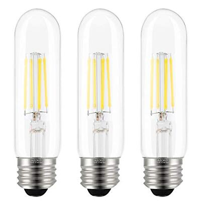 #ad Edison Bulb T10 Led Bulbs Daylight 4000k Led Tubular Bulbs 4w Dimmable Tube Vint $20.23