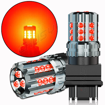 #ad 3157 Red LED Bulb Rear Turn Signal Light For Dodge Ram 1500 2500 3500 1994 2010 $19.99