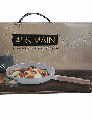 #ad 41 amp; MAIN 9.5” Frypan With Wooden Handle $20.95