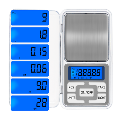 #ad Portable 500g x 0.01g Mini Digital Scale Jewelry Pocket Balance Weight Gram LCD $6.49