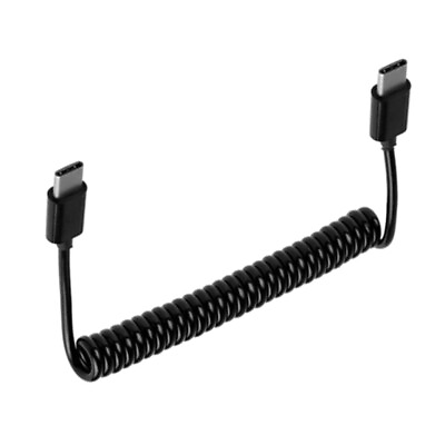 #ad USB Type to Type Spring Pull Telescopic Charging Cable For Phone $8.28