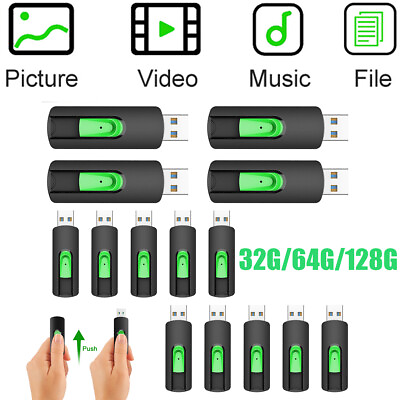 #ad Lot 32G 64G 128G Memory Stick USB Flash Drive Thumb Data Storage Pen Drives $252.99