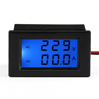 DROK AC 100 300V 100A Digital Voltage Current Multimeter LCD Volt Amp Meter G... $16.72