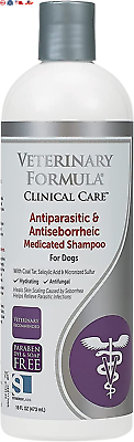 #ad Veterinary Formula Medicated Dog Shampoo: Antiparasitic amp; Antiseborrheic 16 Oz $15.22